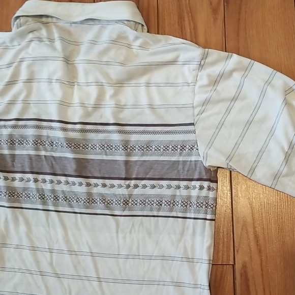 📦3/$20 Silver Cliff Beach Polo T-Shirt Large - Picture 9 of 9